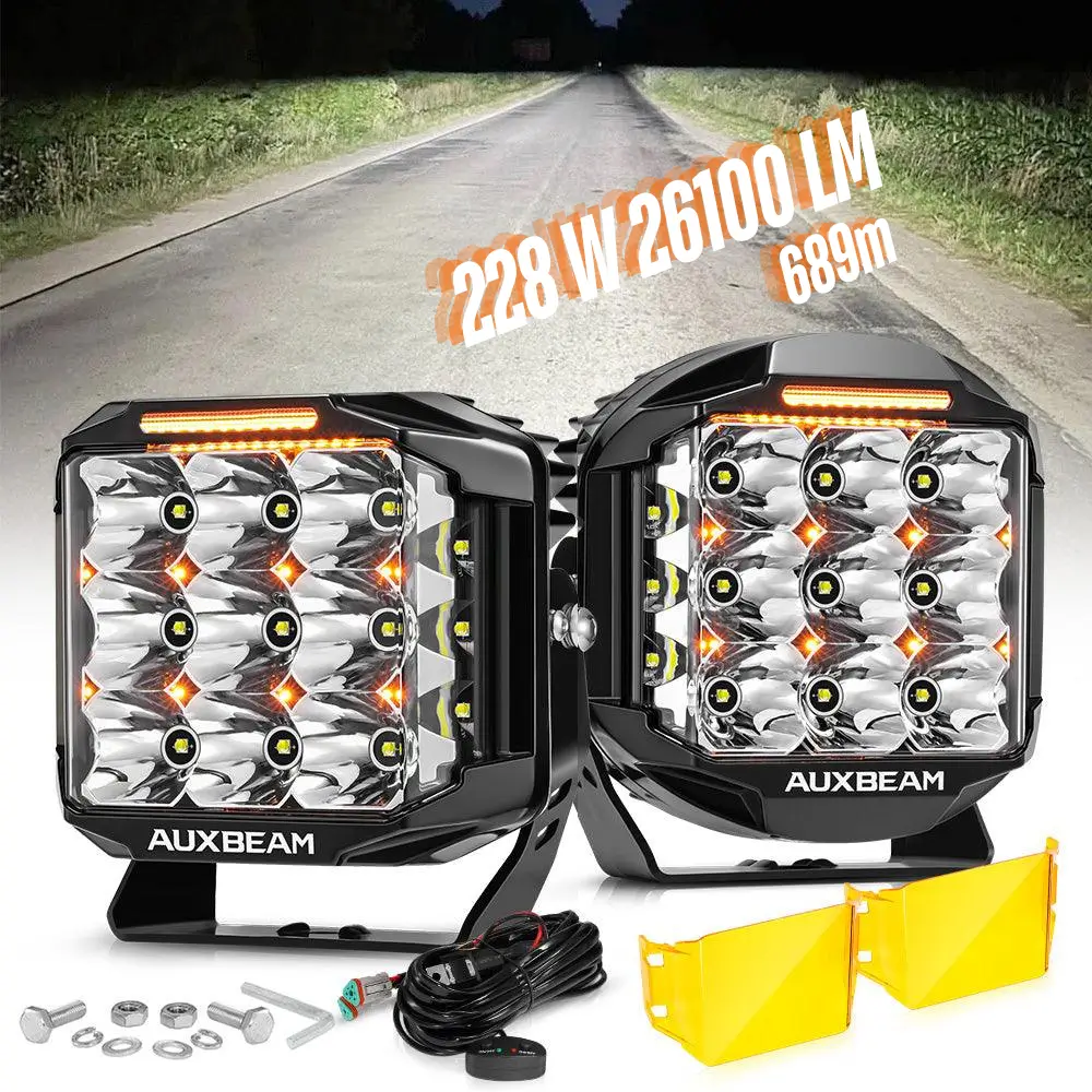 Faros focos luces LED neblineros motos autos camioneta SUV JEEP 12V